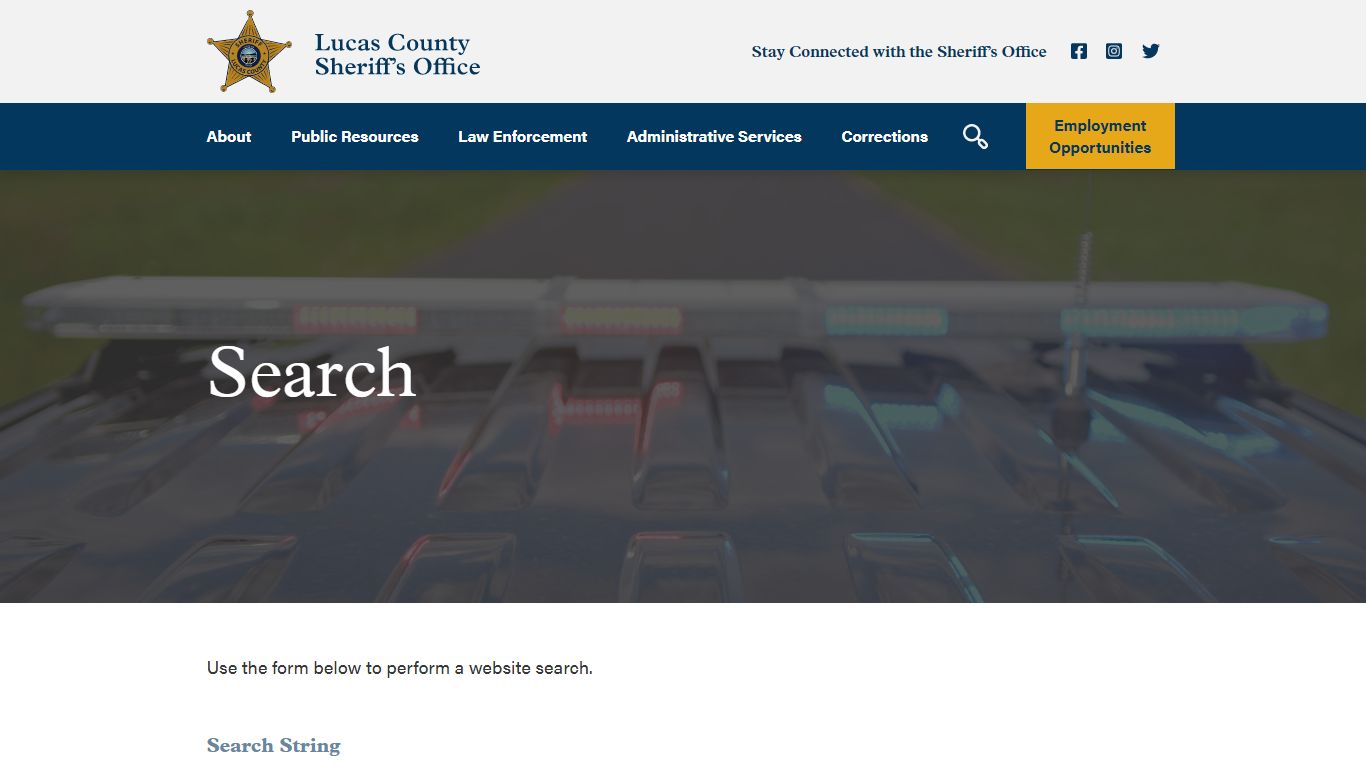 Search | Lucas County Sheriff